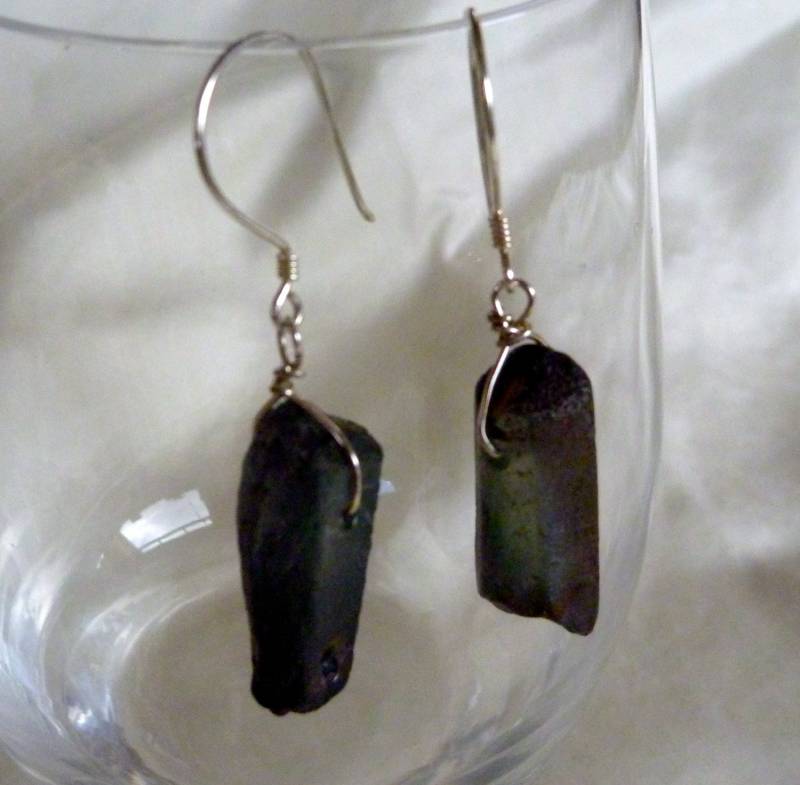Titan Quarz Kristall Ohrringe Titan Quarz Kristall Ohrringe von JillzJewelry