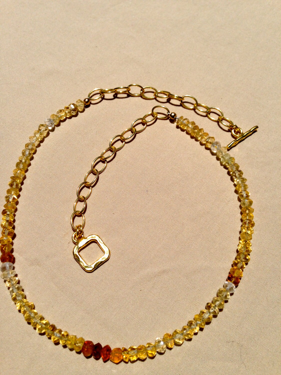 Wunderschönes Collier in Citrin Wunderschönes Collier in Citrin von JillzJewelry
