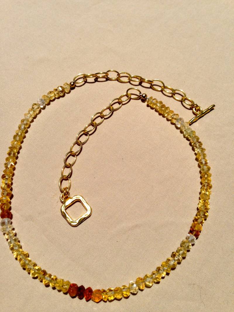Wunderschönes Collier in Citrin Wunderschönes Collier in Citrin von JillzJewelry