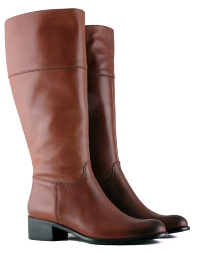 Jilsen Weitschaftstiefel Anna | XL Schaftweite 48 | Chestnut | Absatz 4 | Größe 37 | Weiter Schaft von Jilsen