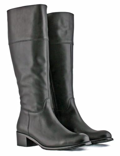 Jilsen Weitschaftstiefel Anna | XL Schaftweite 52 | Schwarz | Absatz 4 | Größe 39 | Weiter Schaft von Jilsen