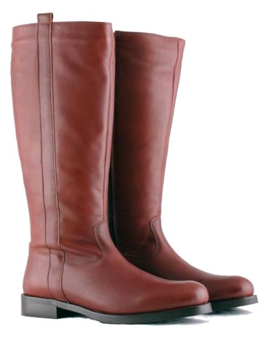 Jilsen Weitschaftstiefel Kim | XL Schaftweite 48 | Chestnut | Absatz 2 | Größe 40 | Weiter Schaft von Jilsen