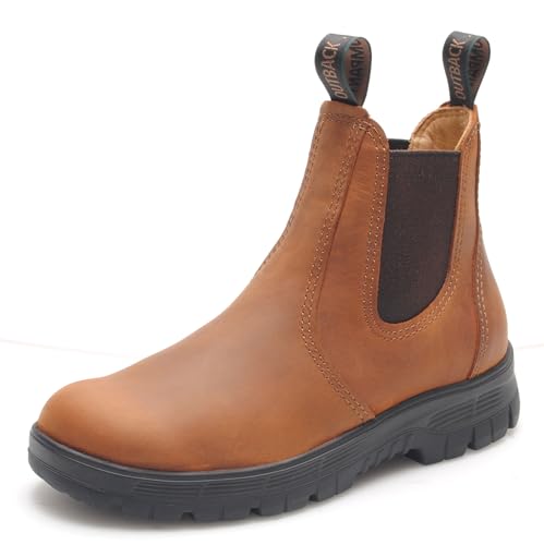 Jim Boomba Outback Town & Country Chelsea Boots Unisex Stiefelette | Rust (UK 7.0 / EU 41.0) von Jim Boomba