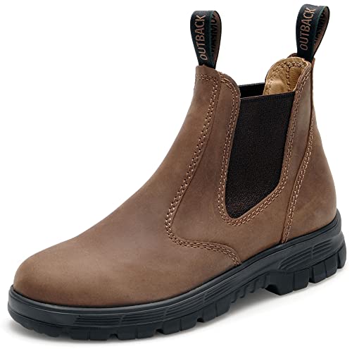 Jim Boomba Outback Town & Country Chelsea Boots Unisex Stiefelette | Vintage (UK 12.5 / EU 47.5) von Jim Boomba