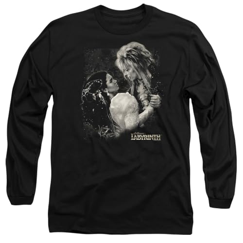 Jim Henson - Labyrinth Unisex Labyrinth Dream Dance Long Sleeve, Black T-Shirt, Schwarz, XXL von Jim Henson - Labyrinth