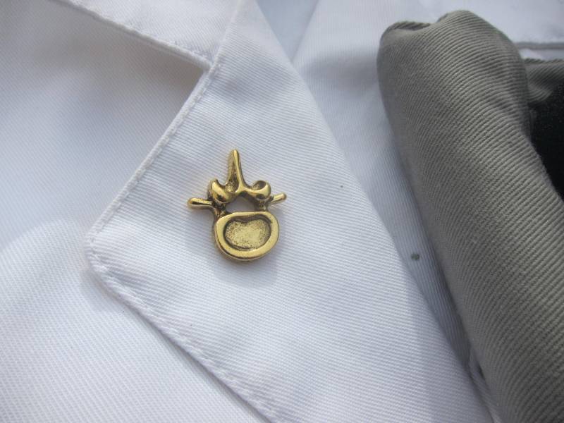 Goldwirbel-Reversnadel - Cc594G - Chirektor Und Anatomie Pins - Wirbelsäule, Neuromuskulär Alternative Medizin Pins von JimClift