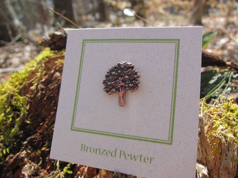Kupfer Eiche Reversnadel - Cc363C - Eiche, Baum, Natur Und Wald Pins von JimClift
