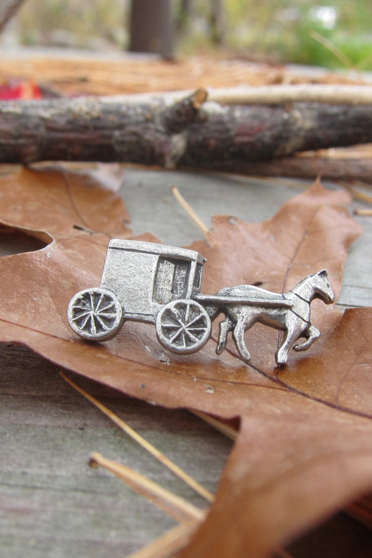Pferde- Und Buggy-Anstecknadel - Cc117- Pferd Kutsche, Pferdekutschen- 18. 19. Jahrhundert Geschenke von JimClift