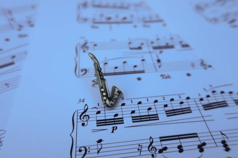 Saxophon Pin - Cc332 Musik, Musikinstrumente, Jazz Pins, Pins Für Musiklehrer, Bandmitglieder von JimClift