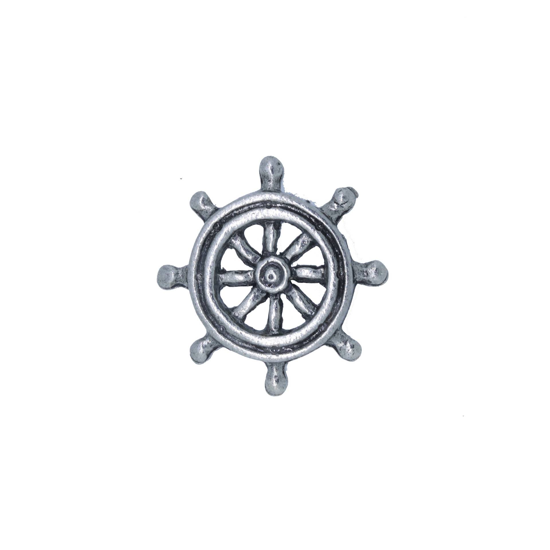 Schiffsrad - Cc598 - Nautik, Schiff, Bootrad, Segeln, Yachting Und Marine Pins von JimClift