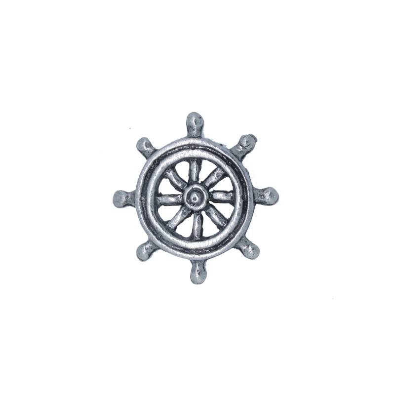 Schiffsrad - Cc598 - Nautik, Schiff, Bootrad, Segeln, Yachting Und Marine Pins von JimClift