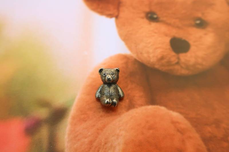 Teddybär Anstecknadel - Cc114 Teddybär, Teddy, Bär, Stofftier Und Kinderstifte von JimClift