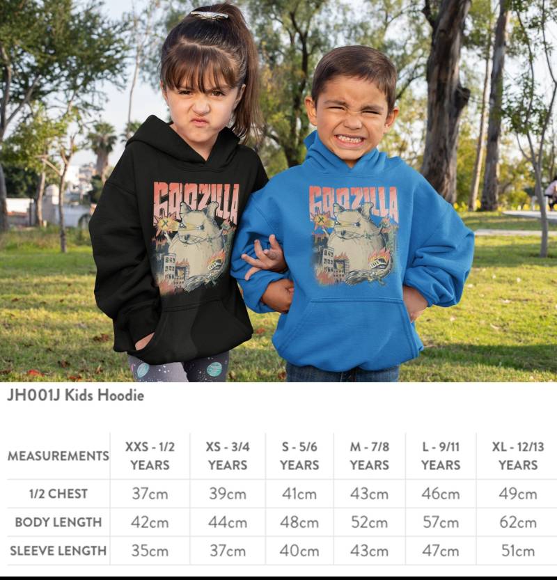 Funny Cool Goozilla | Deguzilla Classic Kids Hoodie Gift For Degu Holders Degus Owners Pullover For Children Cute Dangerous Rodent von Jimbeels