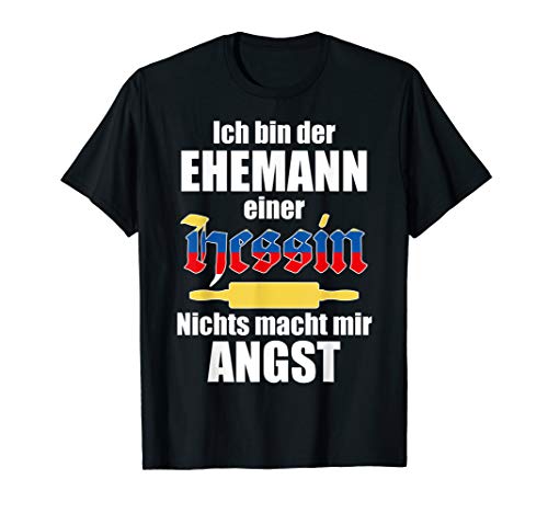 Herren Lustiger Hessen Spruch | Ehemann einer Hessin | Hesse T-Shirt von Jimbeels