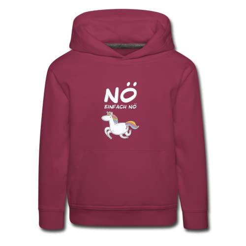 Jimbeels NÖ Einhorn Kinder Hoodie Lustiger frecher Spruch für Mädchen & Kids Kapuzenpullover Freche Mädchen Sprüche Pullover … von Jimbeels