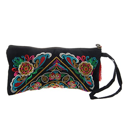 Jimenez Neue Frauen Mappe Sticken Geldbeutel Clutch Handy Beutel Muenzen Beutel - Galsang von Jimenez