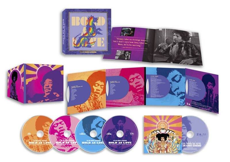 Bold As Love von Jimi Hendrix Experience - 4-CD & Blu-ray (Boxset) von Jimi Hendrix Experience