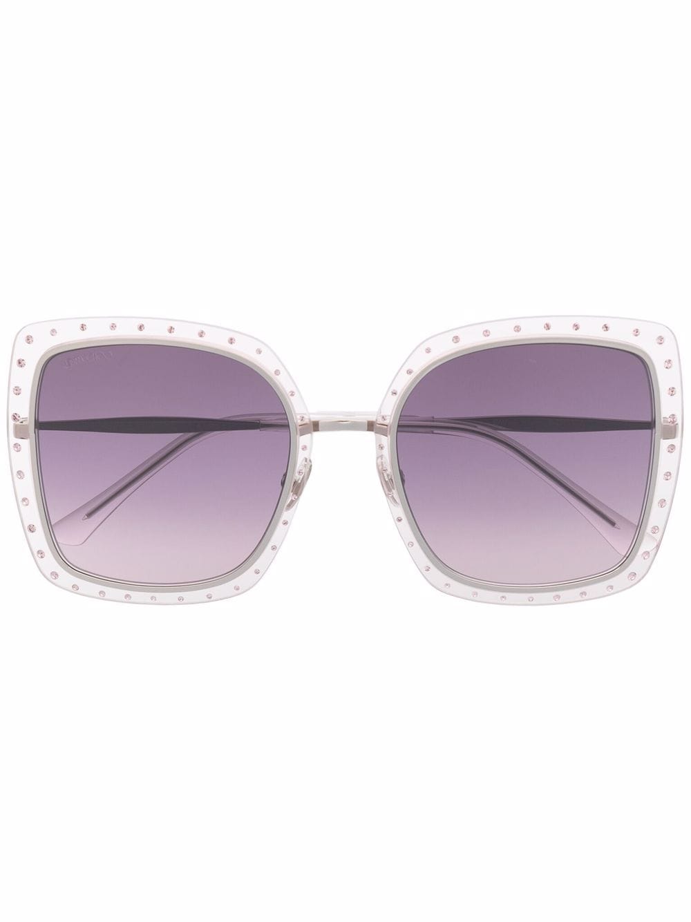 Jimmy Choo Eyewear Eckige Dany Sonnenbrille - Violett von Jimmy Choo Eyewear