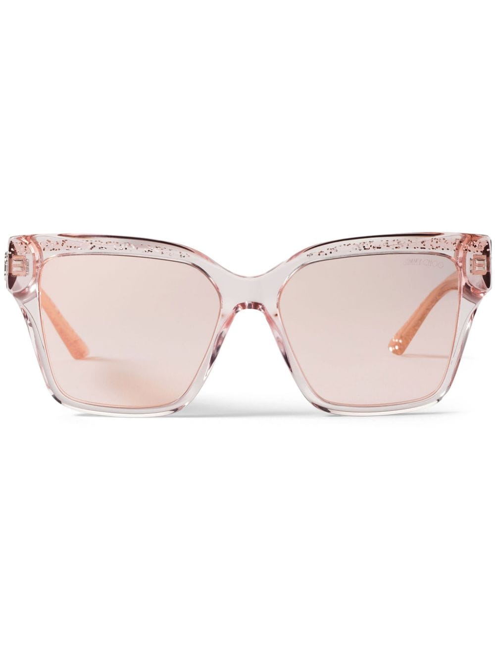 Jimmy Choo Eyewear Giava Sonnenbrille mit eckigem Gestell - Rosa von Jimmy Choo Eyewear