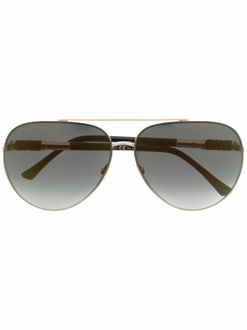 Jimmy Choo Eyewear Grays Pilotenbrille - Braun von Jimmy Choo Eyewear