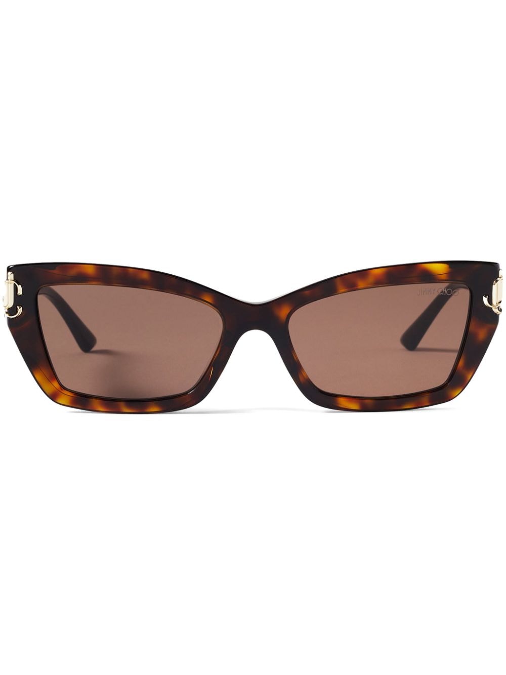 Jimmy Choo Eyewear Isla Sonnenbrille mit Cat-Eye-Gestell - Braun von Jimmy Choo Eyewear