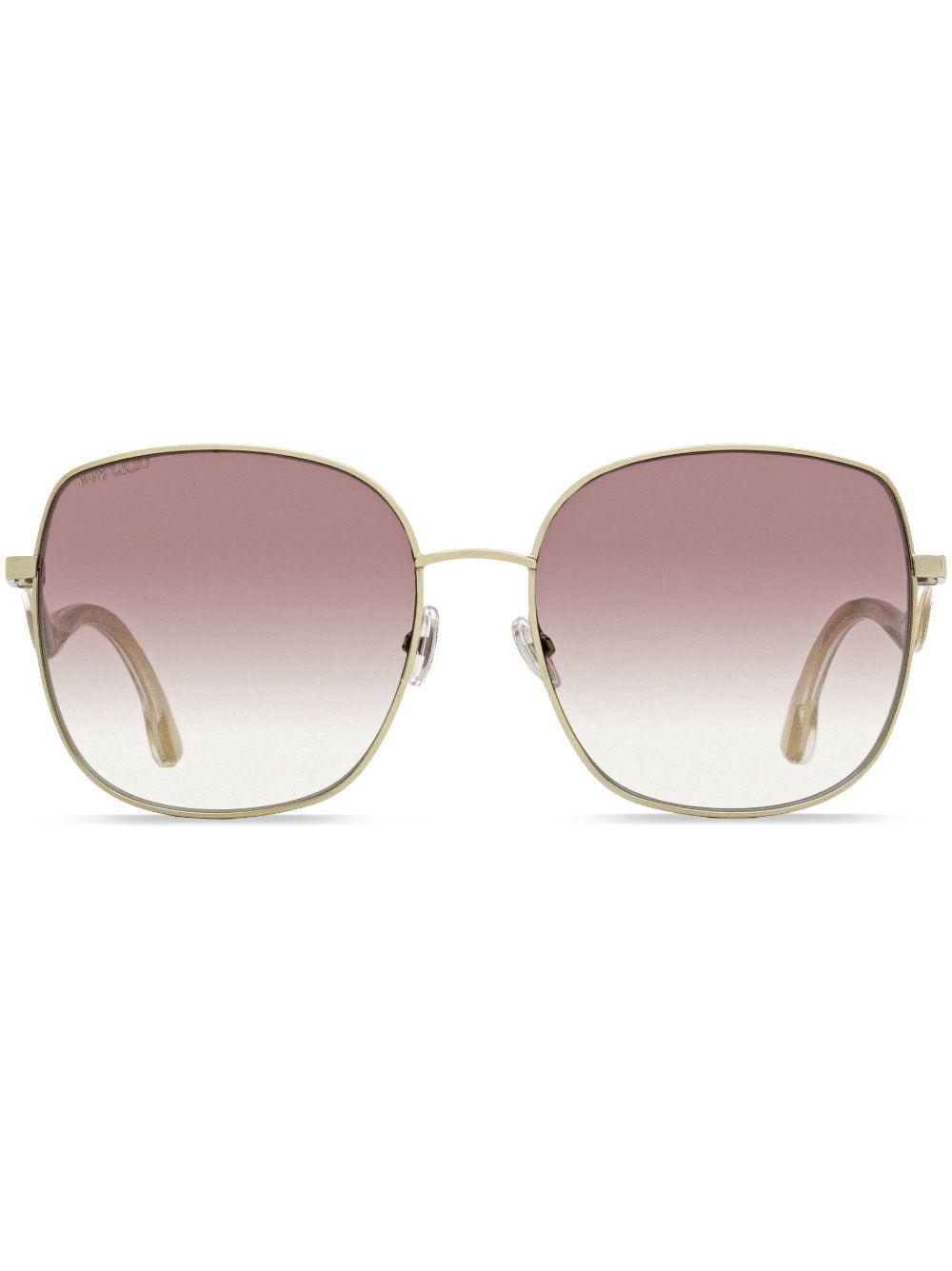 Jimmy Choo Eyewear Sonnenbrille mit Oversized-Gestell - Gold von Jimmy Choo Eyewear