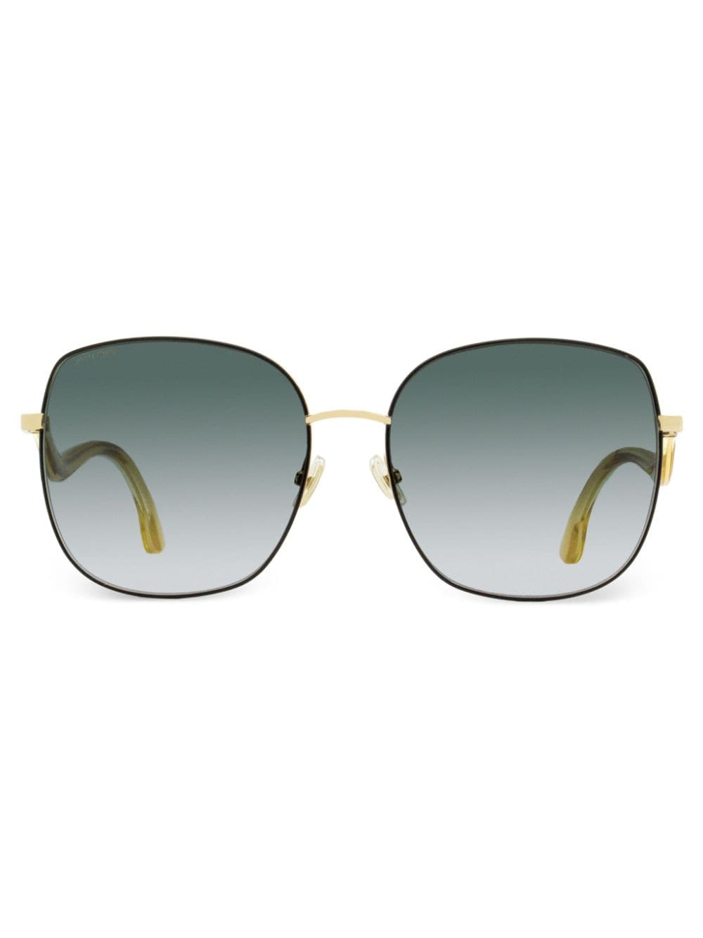 Jimmy Choo Eyewear Mamie Sonnenbrille mit eckigem Gestell - Schwarz von Jimmy Choo Eyewear