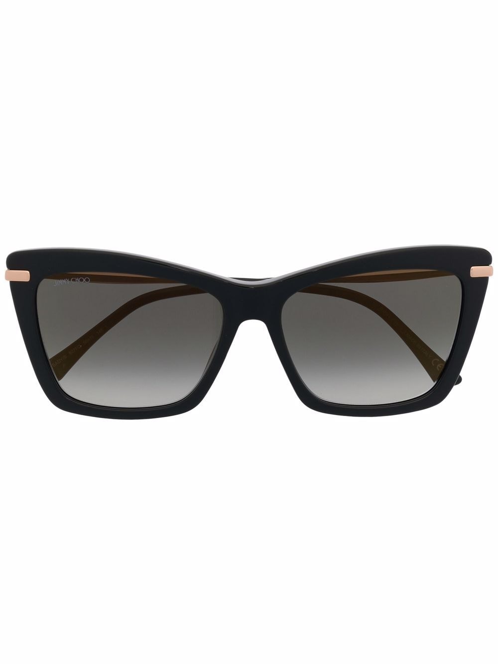 Jimmy Choo Eyewear Oversized-Sonnenbrille mit Farbverlauf - Schwarz von Jimmy Choo Eyewear