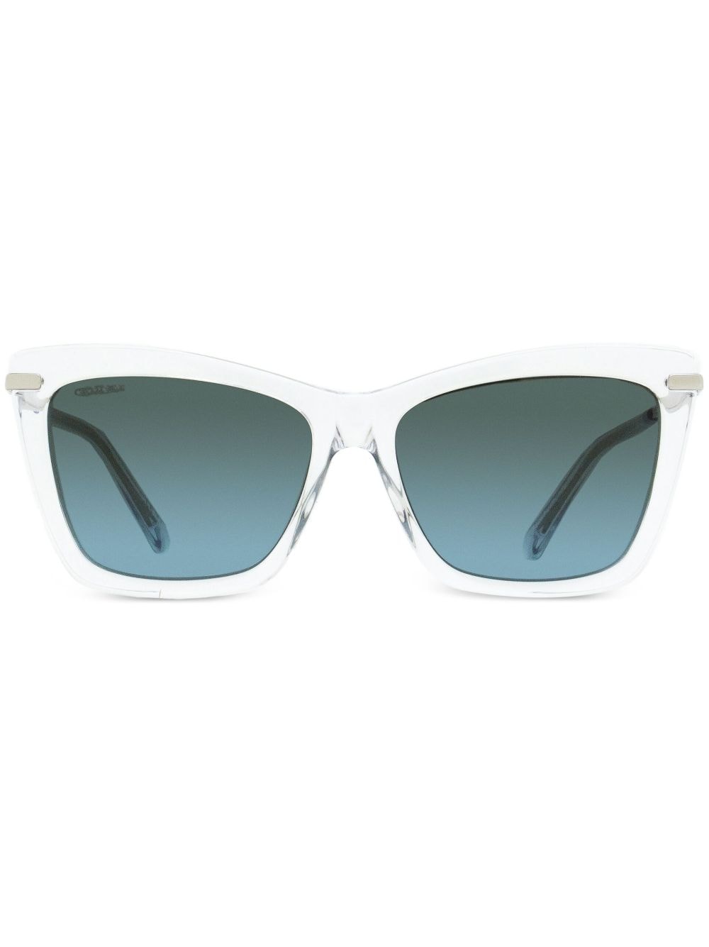 Jimmy Choo Eyewear Sonnenbrille mit eckigem Gestell - Weiß von Jimmy Choo Eyewear