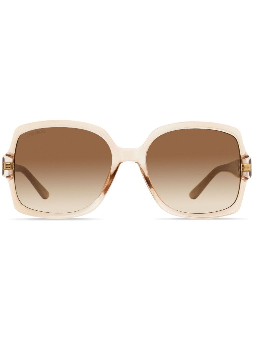 Jimmy Choo Eyewear Sonnenbrille mit eckigem Gestell - Braun von Jimmy Choo Eyewear