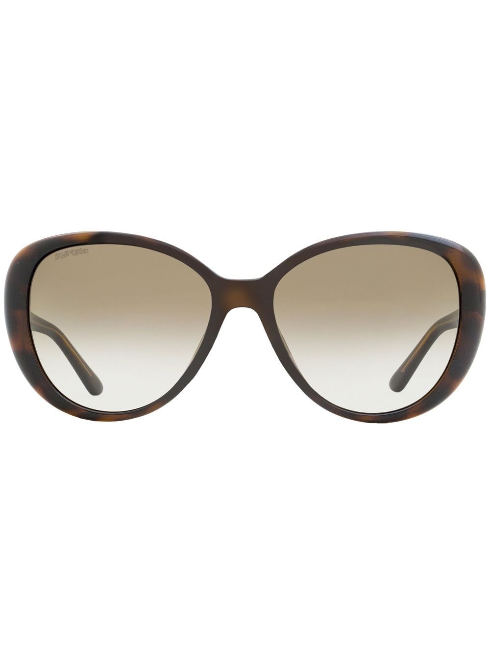 Jimmy Choo Eyewear Sonnenbrille mit ovalem Gestell - Braun von Jimmy Choo Eyewear