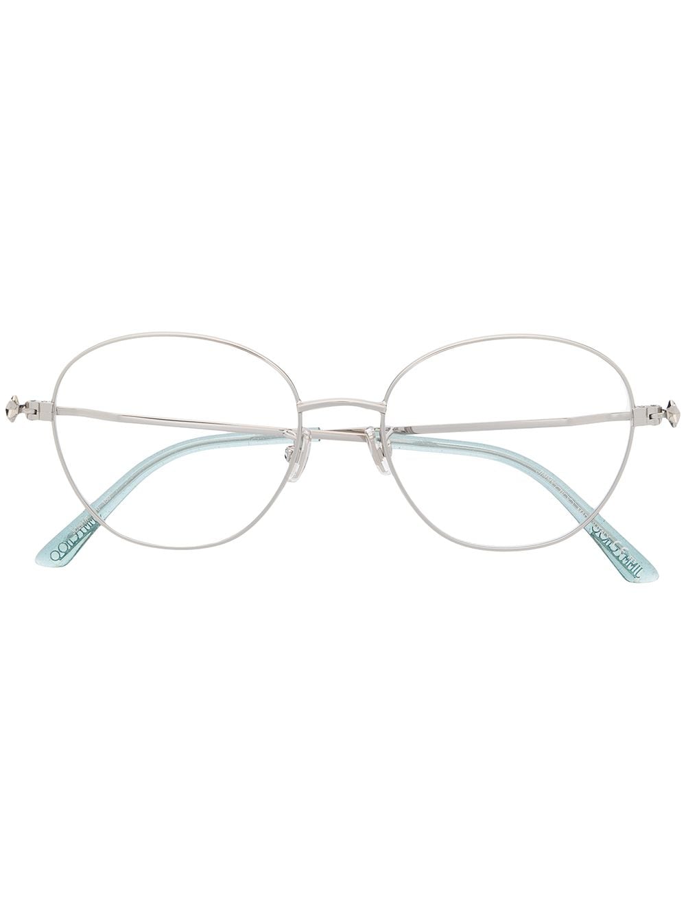 Jimmy Choo Eyewear Brille mit rundem Gestell - Silber von Jimmy Choo Eyewear