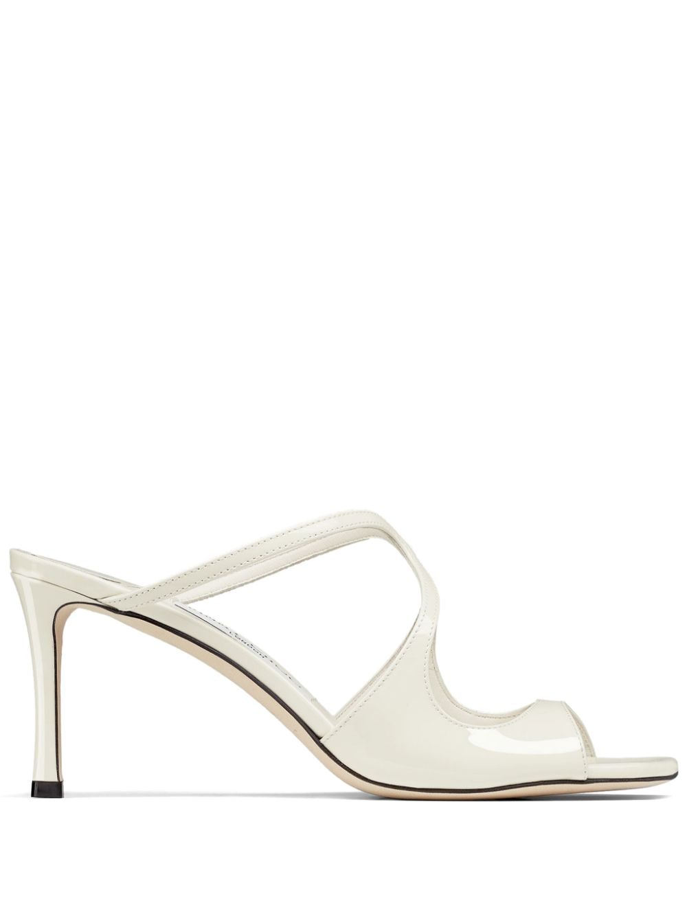 Jimmy Choo Anise Mules 75mm - Weiß von Jimmy Choo