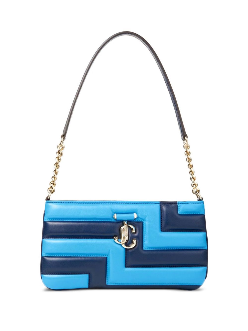 Jimmy Choo Avenue Slim Schultertasche - Blau von Jimmy Choo