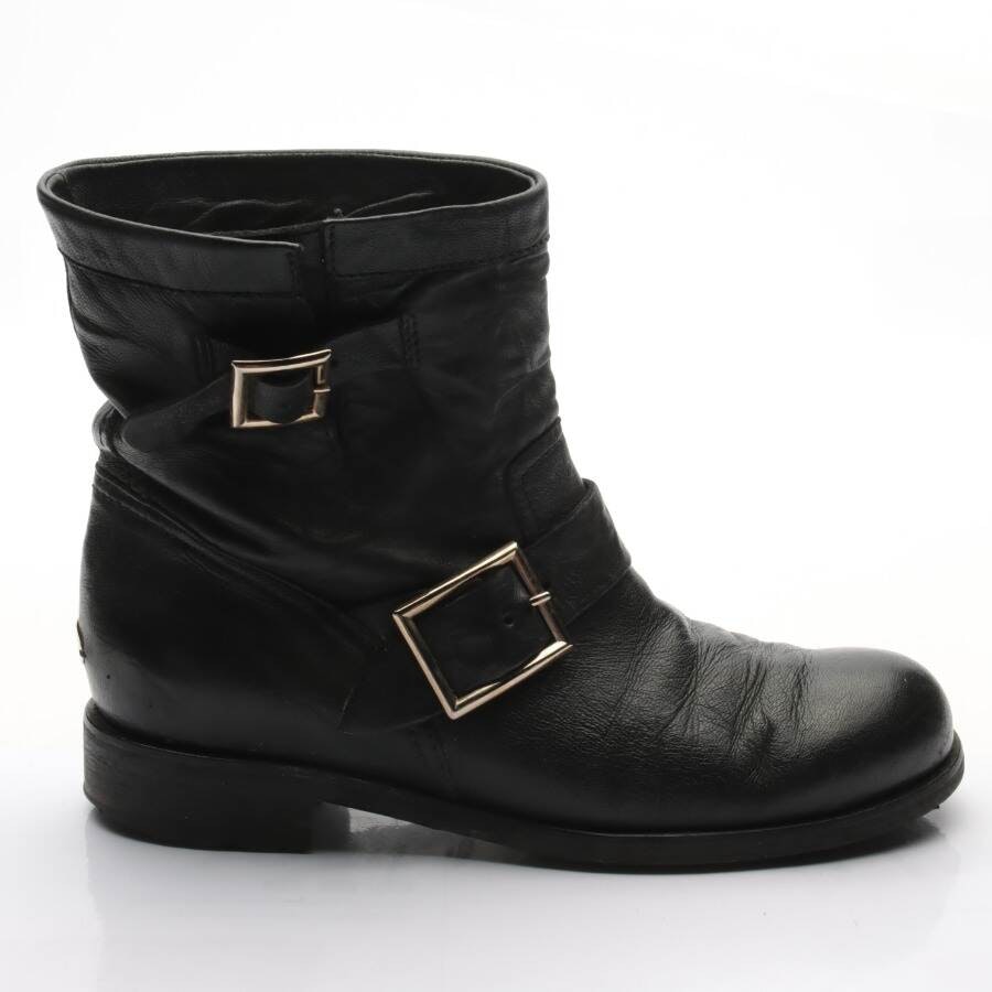 Jimmy Choo Biker Boots EUR 38,5 Schwarz von Jimmy Choo