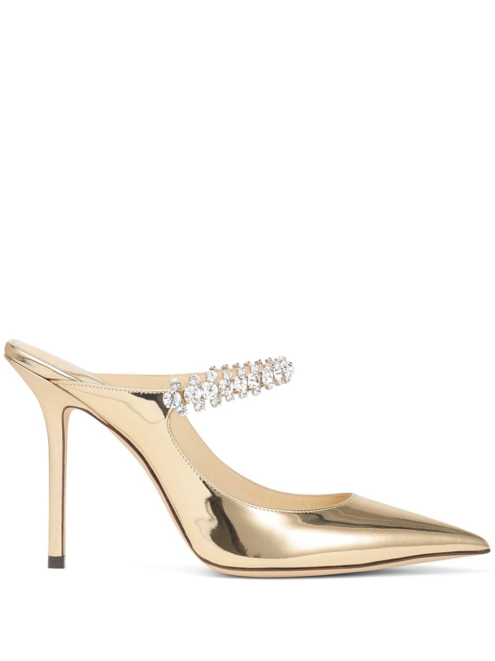 Jimmy Choo Bing Mules 100mm - Gold von Jimmy Choo