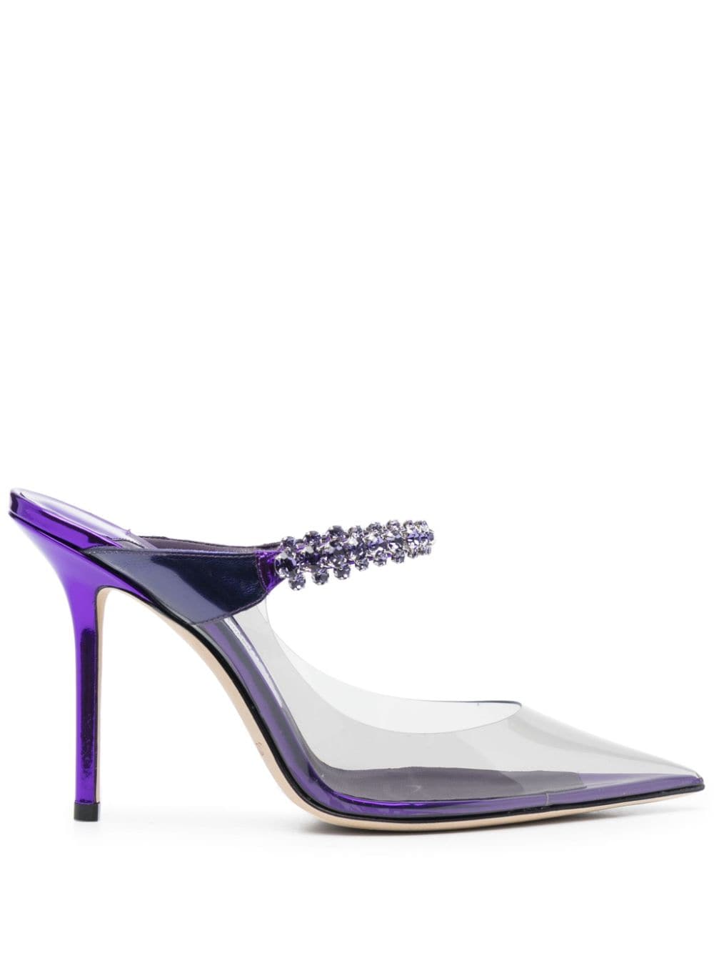 Jimmy Choo Bing Crystal Pumps 110mm - Violett von Jimmy Choo