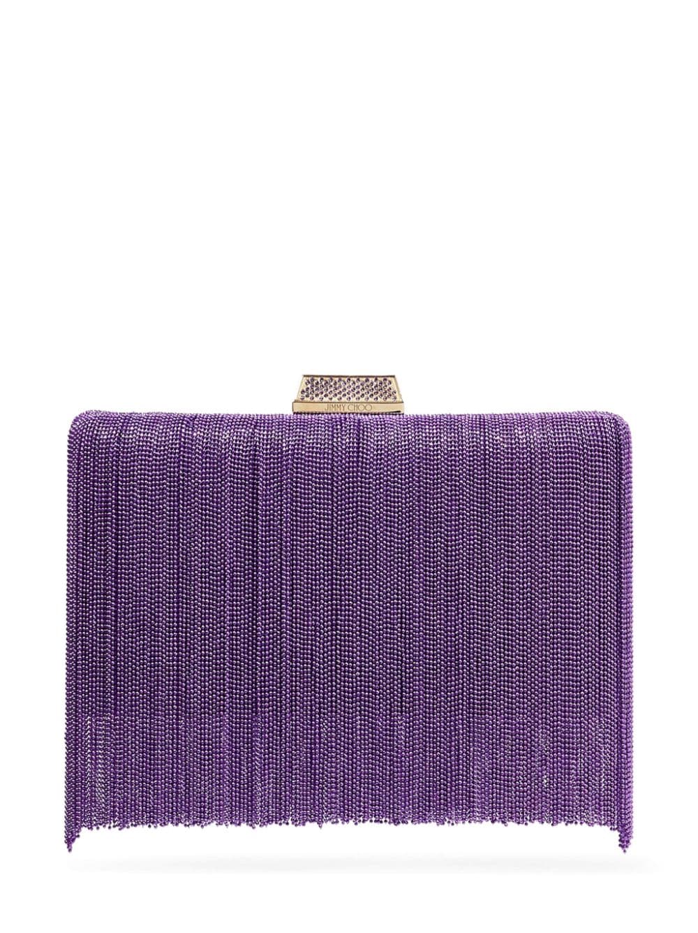 Jimmy Choo Clemmie Clutch - Violett von Jimmy Choo