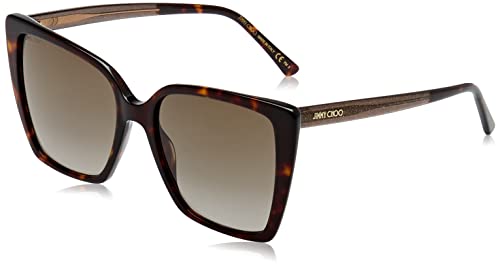 Jimmy Choo Damen Lessie/S Sonnenbrille, Havana, 50 von Jimmy Choo