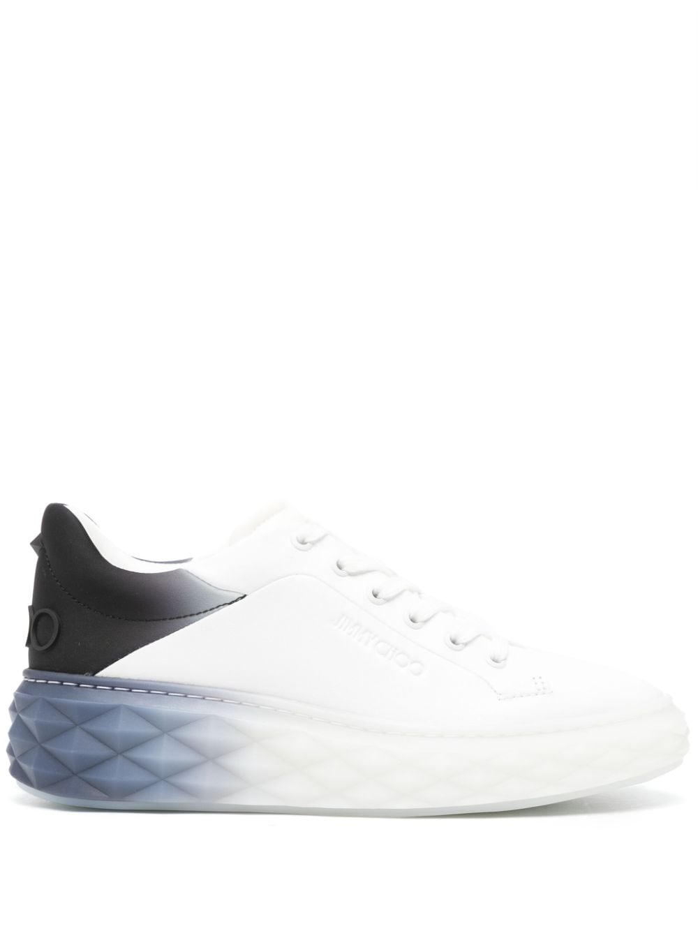 Jimmy Choo Diamond Maxi/F II Sneakers mit Ombré-Effekt - Weiß von Jimmy Choo