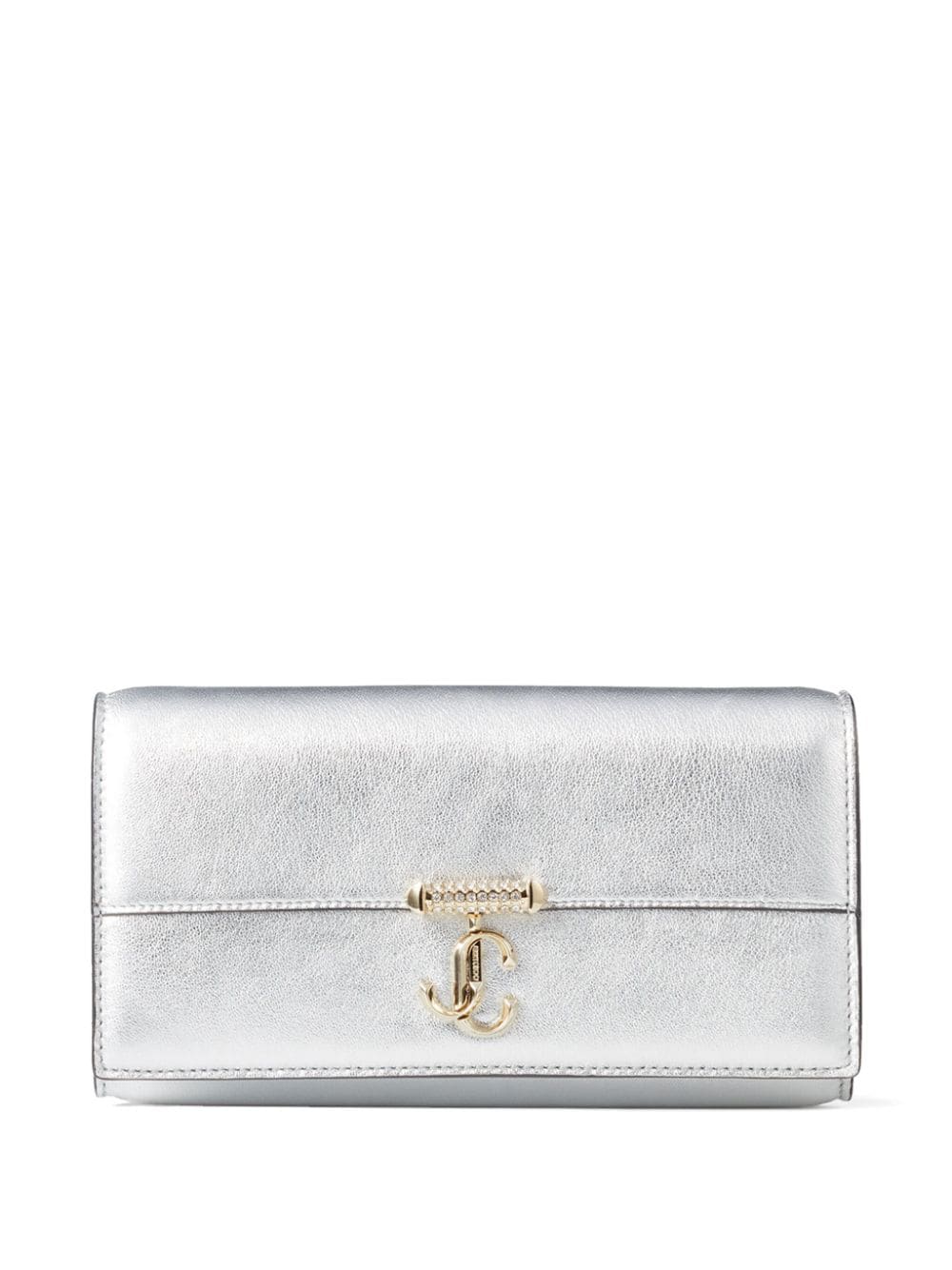 Jimmy Choo Handtasche mit Perlen - Silber von Jimmy Choo