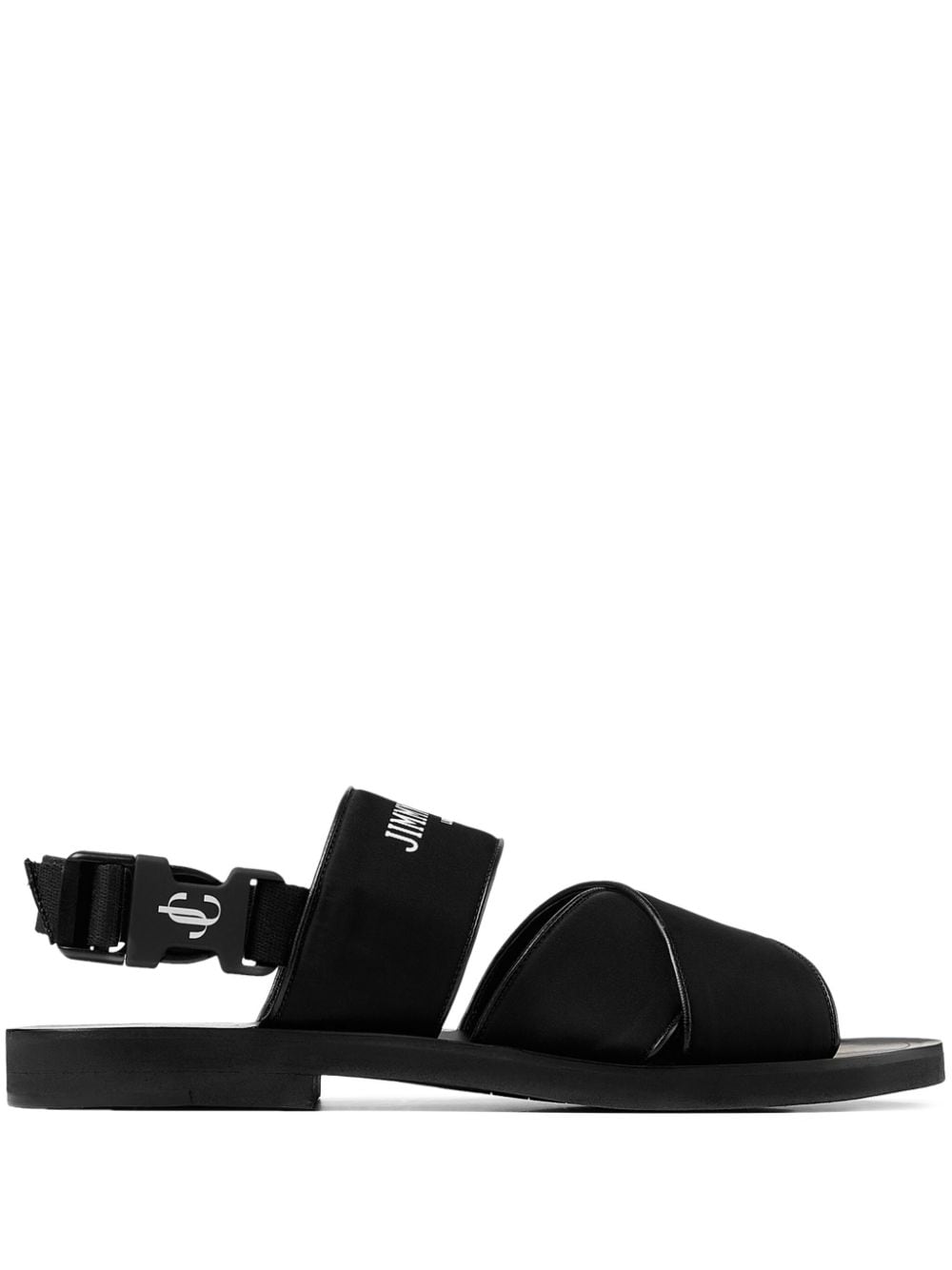 Jimmy Choo Jude Sandalen mit Logo-Print - Schwarz von Jimmy Choo