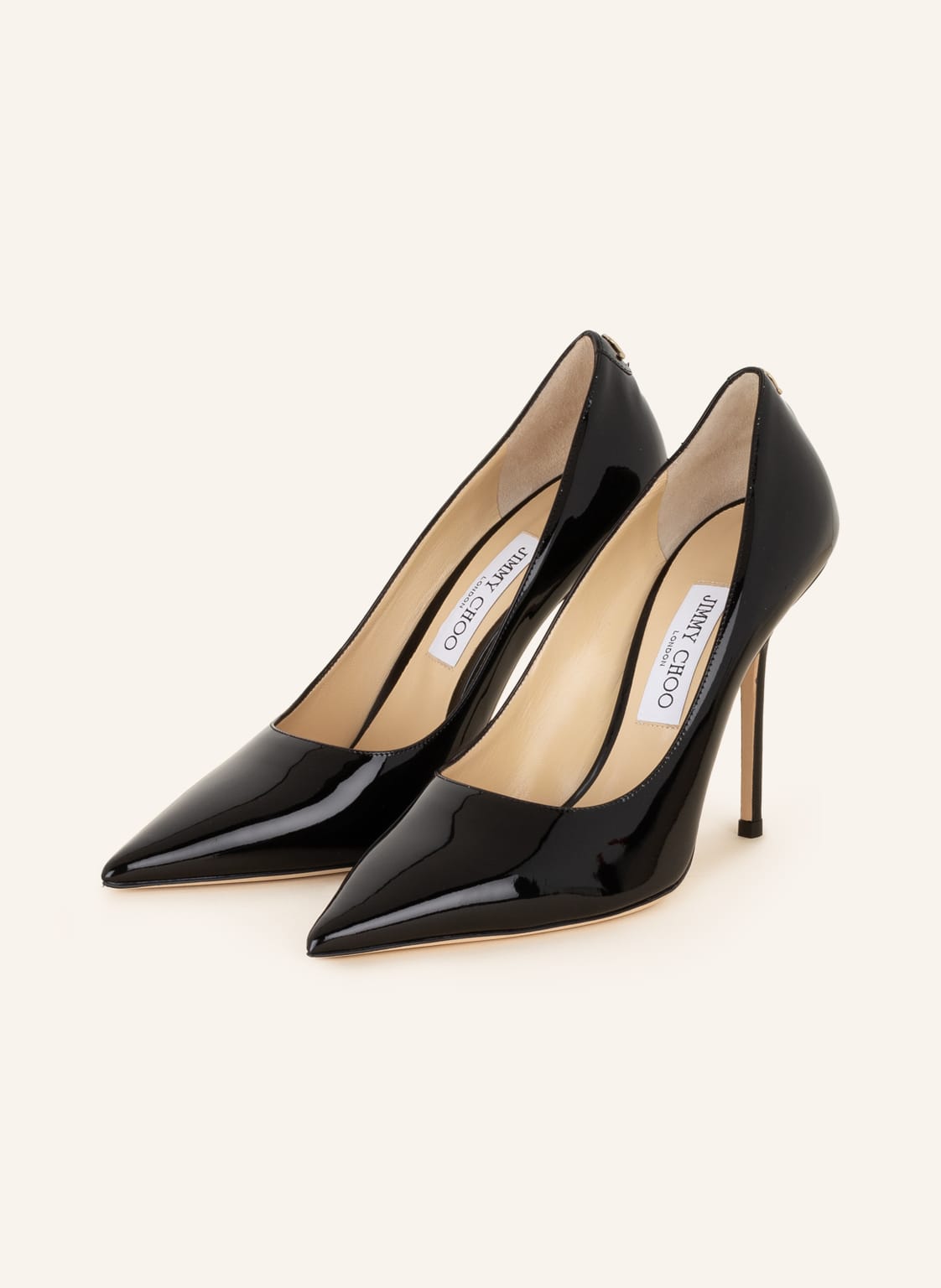 Jimmy Choo Lack-Pumps Love 100 schwarz von Jimmy Choo