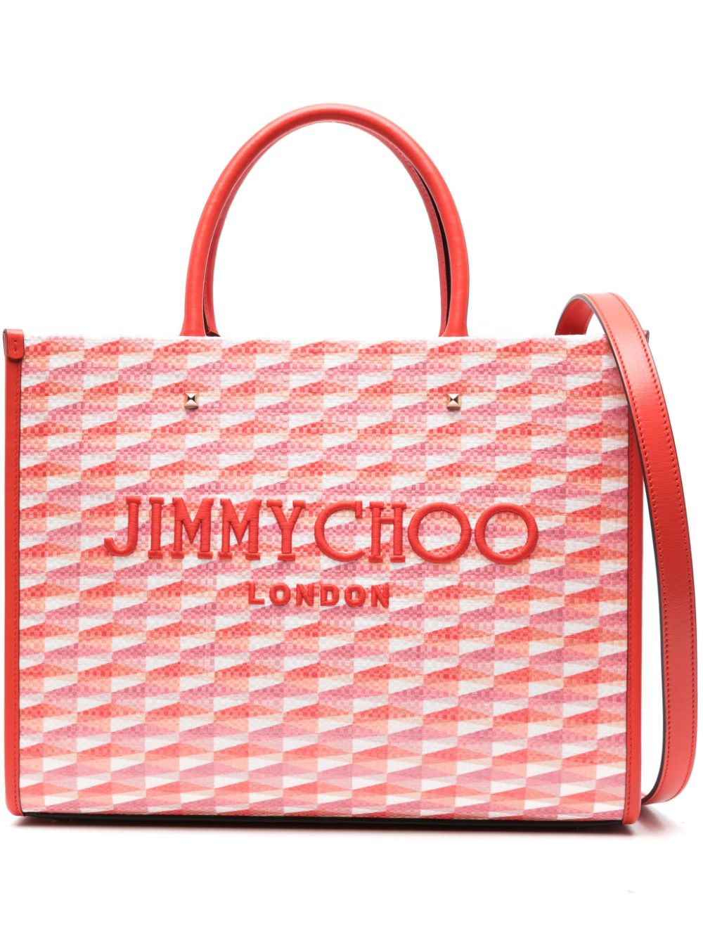 Jimmy Choo Mittelgroße Avenue Handtasche - Rot von Jimmy Choo