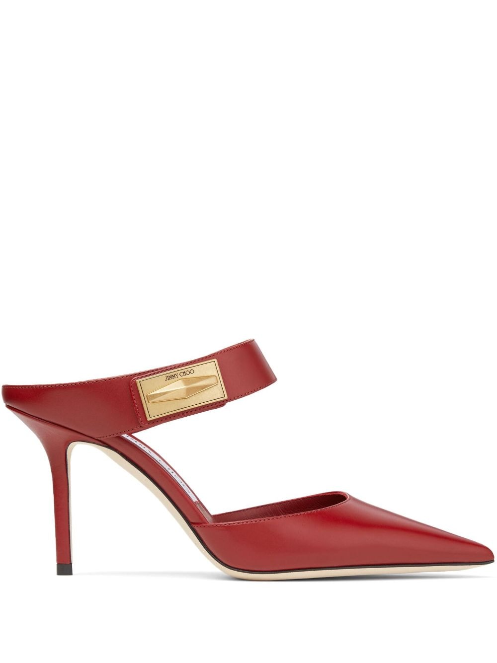 Jimmy Choo Spitze Mules 85mm - Rot von Jimmy Choo