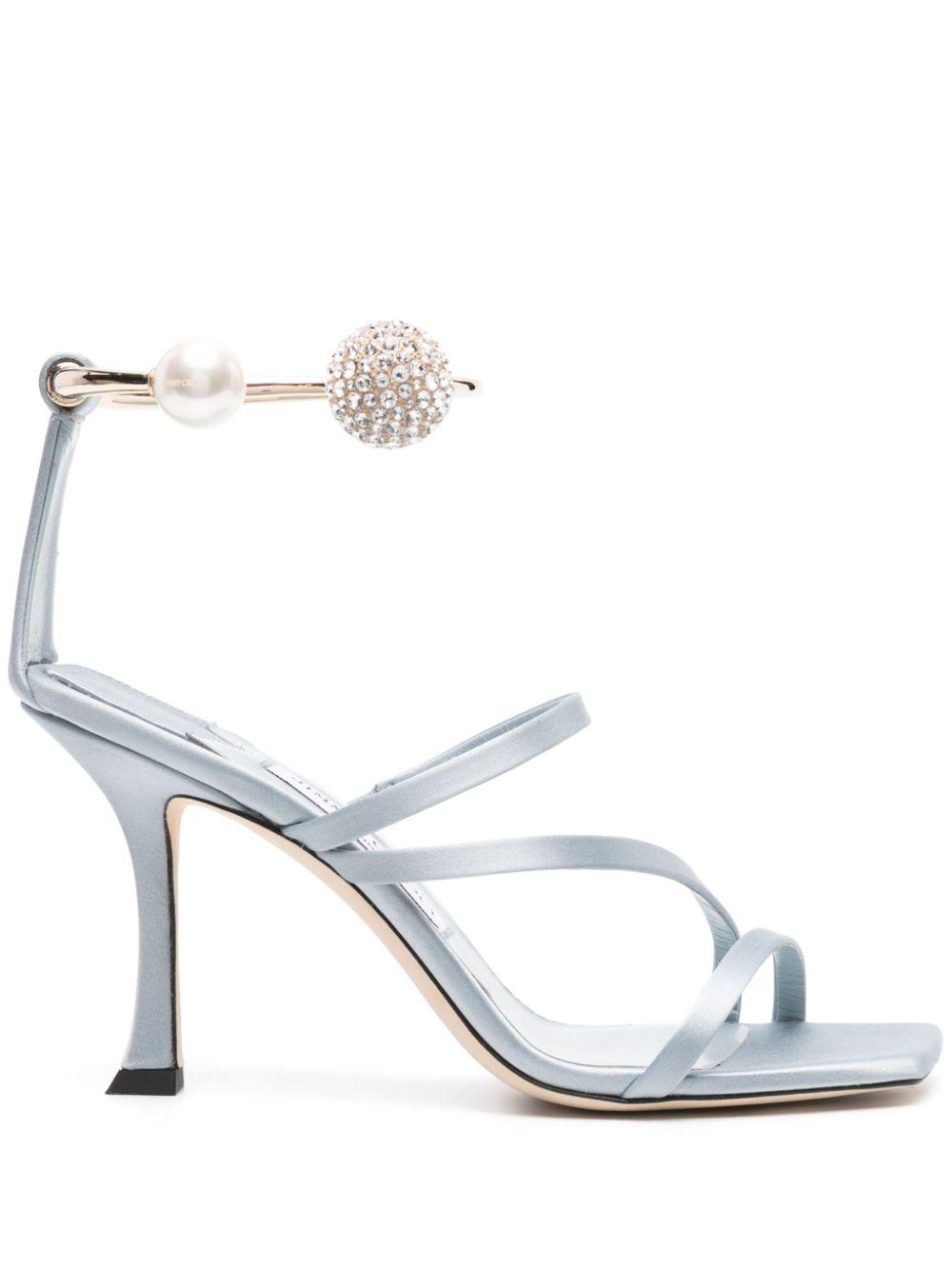 Jimmy Choo Otillia Satin-Sandalen 90mm - Blau von Jimmy Choo