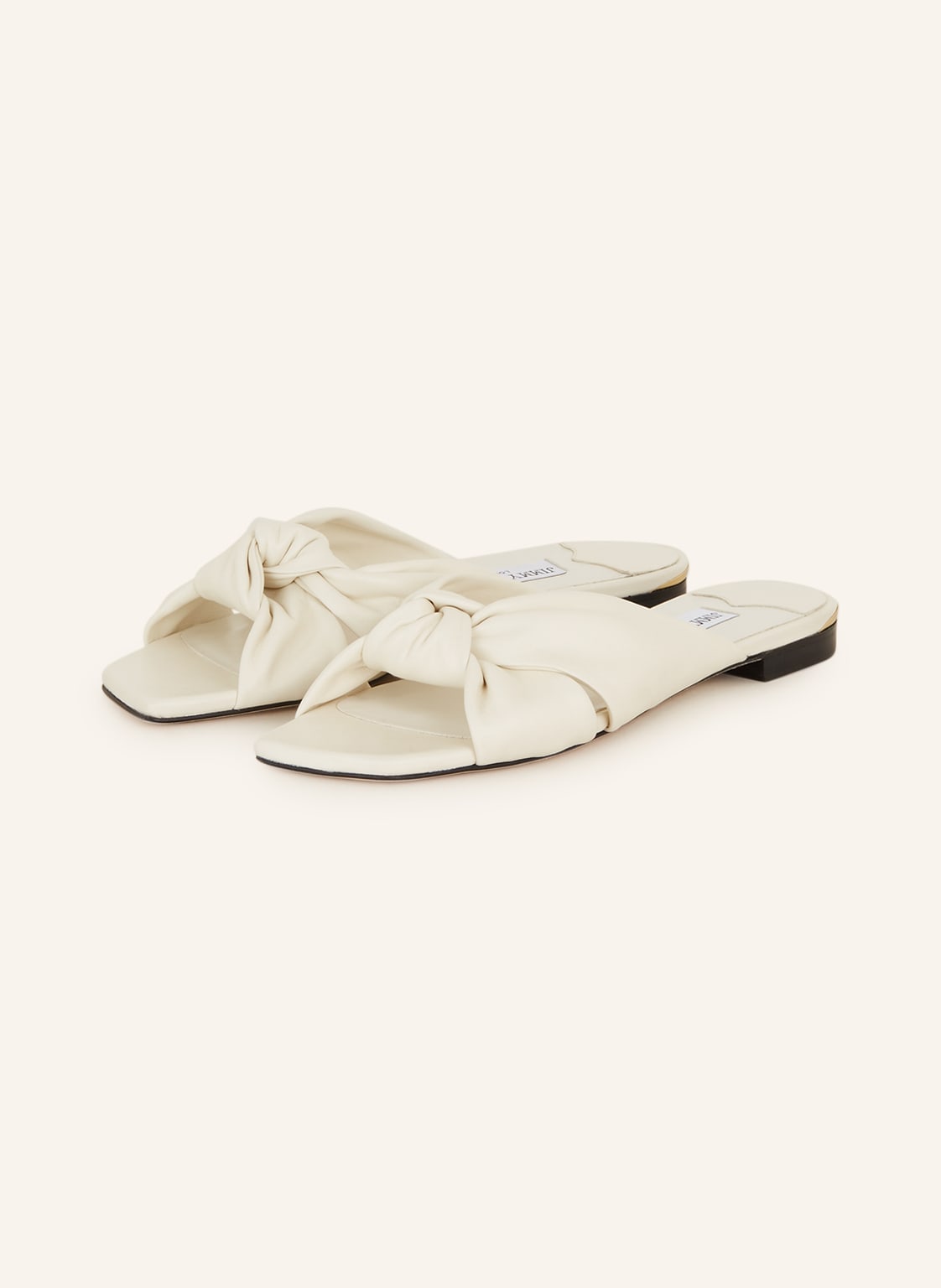 Jimmy Choo Pantoletten Avenue Flat weiss von Jimmy Choo