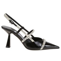 Jimmy Choo Schwarze Leder Pumps - 8,5 Cm Absatz von Jimmy Choo