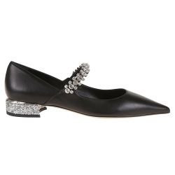 Jimmy Choo Schwarze Leder Pumps - Elegante 2,5 Cm Absatz von Jimmy Choo