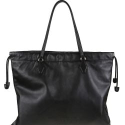 Jimmy Choo Schwarze Leder Shopper Tasche von Jimmy Choo